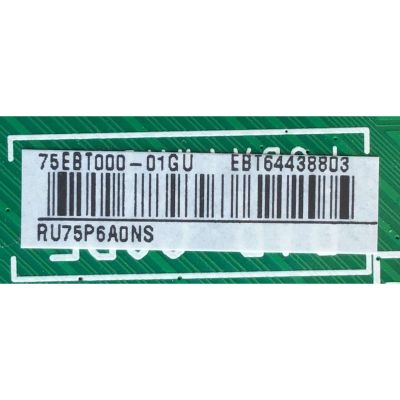 MAIN PARA TV LG NUMERO DE PARTE EBT64438803 / EAX67125703 / 75TB000-01GU / RU75P6A0NS / PANEL LC650EQF (YK)(M1) / MODELO 65SJ9500-UA.BUSYLJR / 65SJ9500-UA / 65SJ9500 - Imagen 2